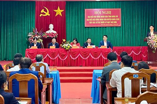 Đại biểu HĐND tỉnh tiếp xúc cử tri huyện Phù Ninh