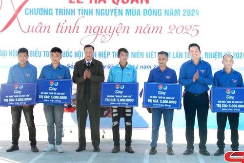 Ra quân 'Tình nguyện mùa đông năm 2024' và 'Xuân tình nguyện năm 2025'