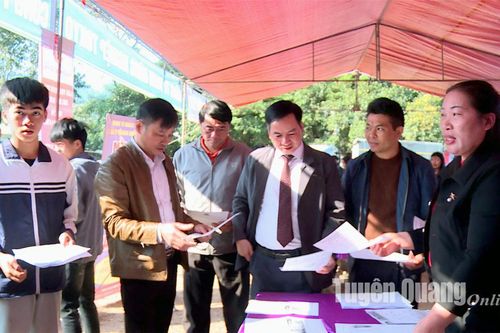 Hơn 700 lao động Na Hang được định hướng nghề nghiệp