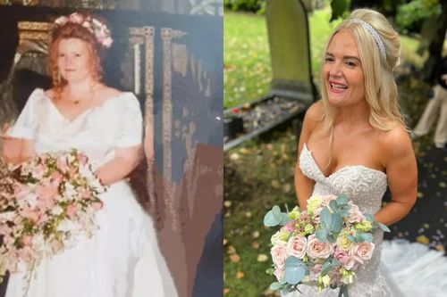 Mất 30 năm để giảm 76kg, người phụ nữ khoe ảnh mặc váy cưới gợi cảm