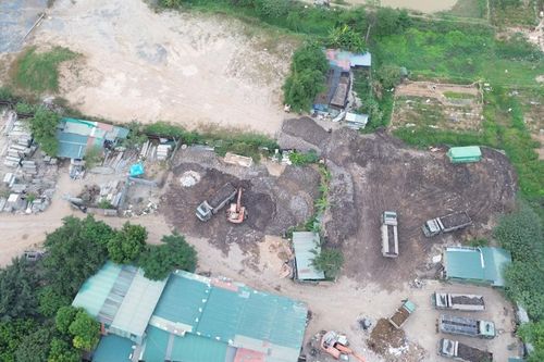 Tiếp vụ bãi thải ở phường Đại Mỗ: sau hai tháng vẫn chưa xử lý xong