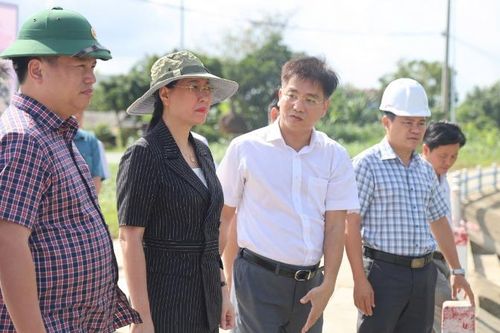 Bí thư Tỉnh ủy Quảng Ngãi kiểm tra tình trạng sạt lở bờ sông Trà Câu