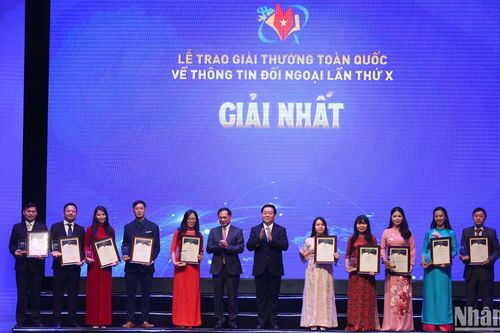 Báo Nhân Dân giành 8 Giải thưởng toàn quốc về thông tin đối ngoại lần thứ X