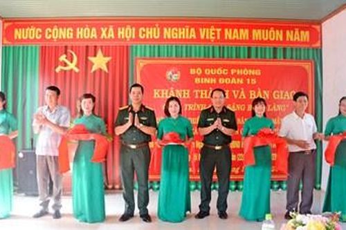 'Sao sáng buôn làng' - đóng góp thiết thực của Binh đoàn 15 trong xây dựng nông thôn mới vùng khó khăn