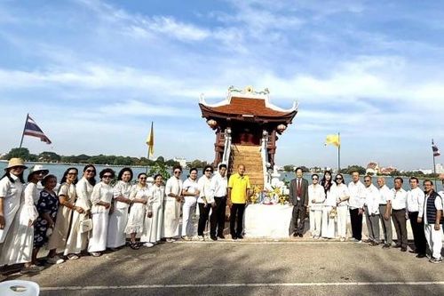 Chỉnh trang khuôn viên Chùa Một Cột tại Khon Kaen: Tôn vinh văn hóa truyền thống và thúc đẩy quan hệ hữu nghị Việt Nam-Thái Lan