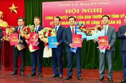 Hải Dương: Điều động, bổ nhiệm nhiều cán bộ chủ chốt