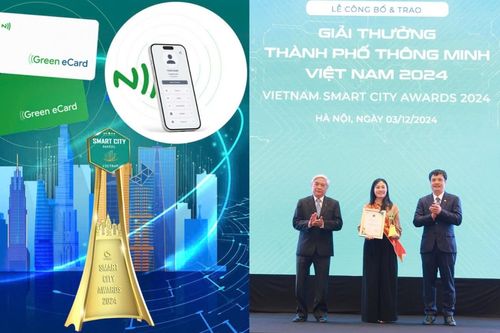 GreenEcard vinh dự đạt Giải thưởng Smart City 2024 – Bước đột phá trong công nghệ danh thiếp thông minh