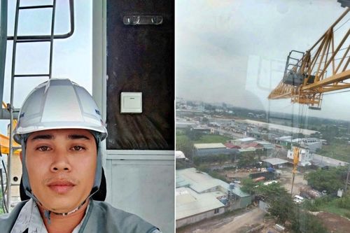 Tài xế TPHCM kể sự cố nhớ đời trong cabin rộng 1m2 giữa lưng chừng trời