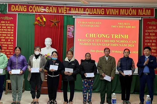 Nhà máy thủy điện Khe Bố tích cực thực hiện công tác an sinh xã hội