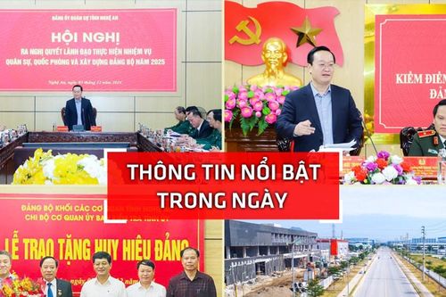 Nghệ An: Thông tin nổi bật ngày 3/12