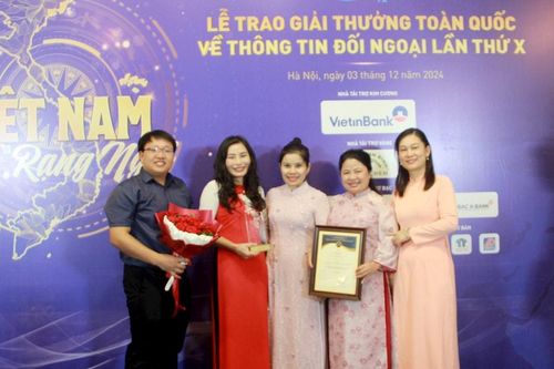 Báo Nghệ An đoạt giải Ba Giải thưởng Toàn quốc về Thông tin đối ngoại