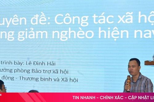 Nâng cao nghiệp vụ cho đội ngũ cán bộ làm công tác xã hội