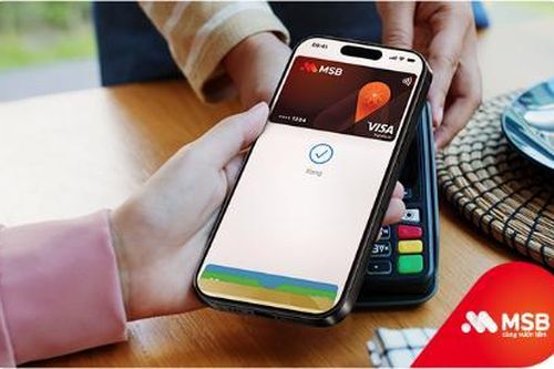 MSB đẩy mạnh thanh toán không tiếp xúc qua Apple Pay