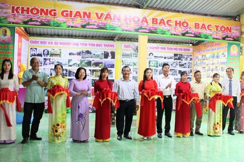 Châu Thành ra mắt Mô hình 'Không gian văn hóa Hồ Chí Minh, Tôn Đức Thắng'