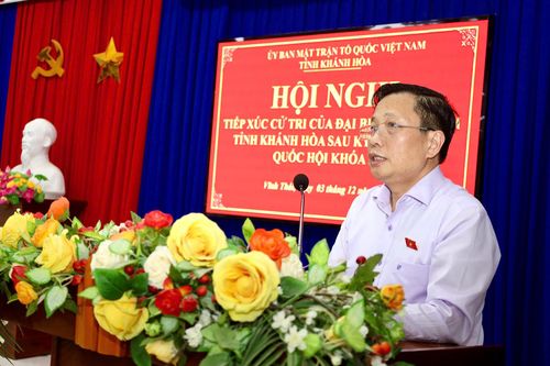 Đại biểu Quốc hội tỉnh tiếp xúc cử tri 11 xã, phường ở TP. Nha Trang