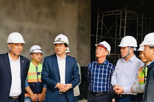 Chủ tịch UBND tỉnh Trịnh Xuân Trường kiểm tra tiến độ thi công một số công trình dự án trên địa bàn huyện Bảo Thắng