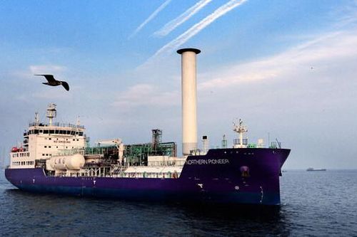 Tàu vận chuyển khí CO2 hóa lỏng đầu tiên trên thế giới