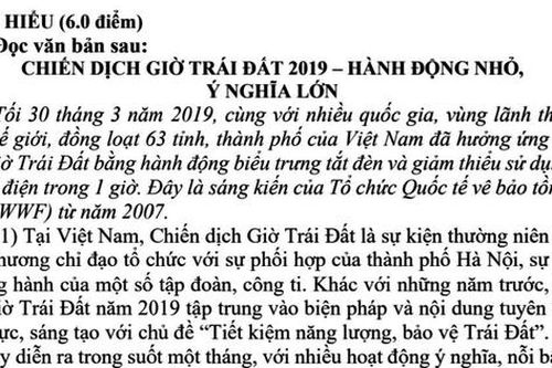 Đề Ngữ văn 6: Thuật lại một sự kiện trong dịp Tết Nguyên đán