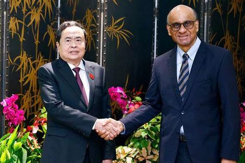 Chủ tịch Quốc hội Trần Thanh Mẫn và Phu nhân kết thúc tốt đẹp chuyến thăm chính thức Singapore