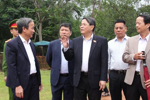 Phó Chủ tịch Quốc hội Nguyễn Đức Hải khảo sát khu đền tháp Mỹ Sơn