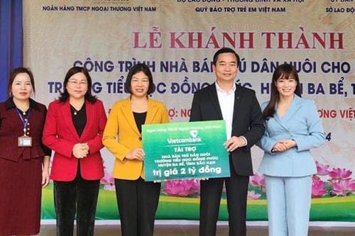 Khánh thành nhà bán trú và các hạng mục phụ trợ Trường Tiểu học Đồng Phúc, Ba Bể, Bắc Kạn