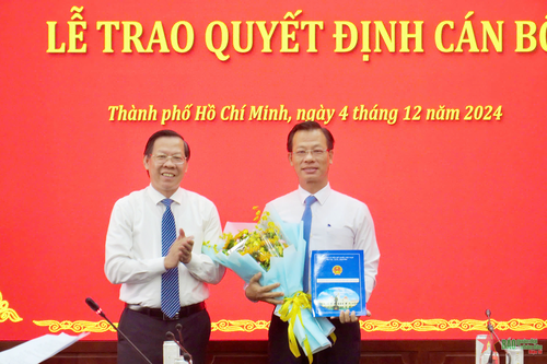TP Hồ Chí Minh có tân Giám đốc Ban Quản lý dự án đầu tư xây dựng hạ tầng đô thị