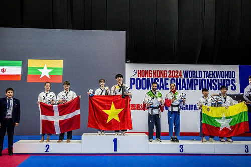 Việt Nam xếp hạng 4 chung cuộc tại giải taekwondo thế giới