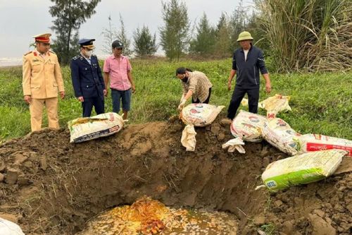 Nghệ An tiêu hủy 2 tấn thực phẩm bẩn