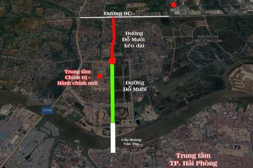 Hải Phòng: Cho phép chuyển đổi mục đích sử dụng đất để xây đường Đỗ Mười kéo dài