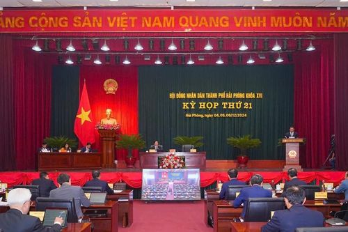 Kỳ họp thứ 21 HĐND TP Hải Phòng: Xem xét, quyết nghị nhiều nội dung quan trọng về phát triển kinh tế, an sinh xã hội