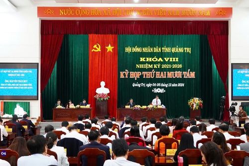 Khai mạc Kỳ họp thứ 28, HĐND tỉnh Quảng Trị khóa VIII