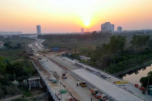 Đường Lê Quang Đạo kéo dài 'lỡ hẹn' thông xe sớm vào cuối năm 2024