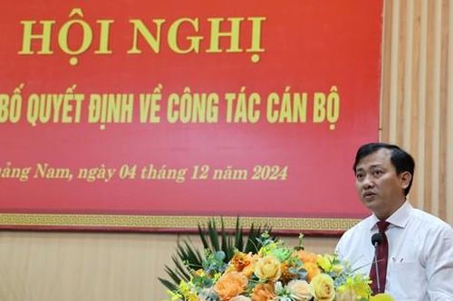 Tỉnh ủy Quảng Nam công bố quyết định về công tác cán bộ