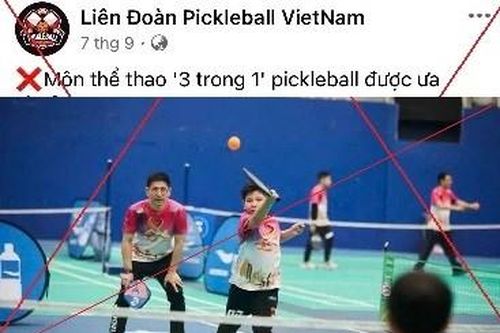 Thủ đoạn giả mạo 'Liên đoàn Pickleball Việt Nam', người đăng ký 'sập bẫy'
