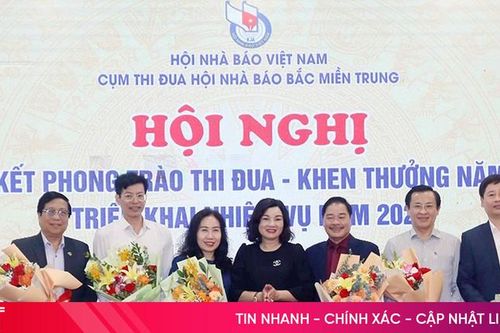 Tổng kết công tác thi đua Hội Nhà báo 6 tỉnh Bắc miền Trung