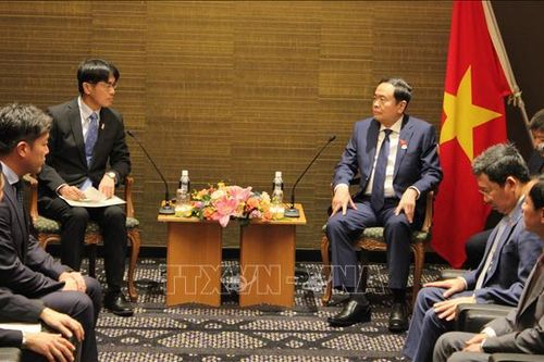 Chủ tịch Quốc hội Trần Thanh Mẫn tiếp Thống đốc tỉnh Nara, Nhật Bản