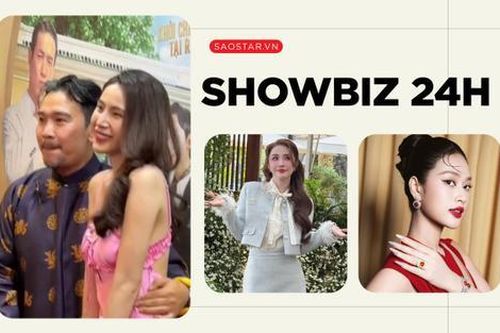 Showbiz 24h: Thủy Tiên gây xôn xao với bộ váy màu hồng, Quỳnh Nga được chàng trai cao to bế ẵm