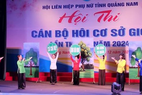 Quảng Nam: Hơn 100 thí sinh thi cán bộ Hội cơ sở giỏi năm 2024