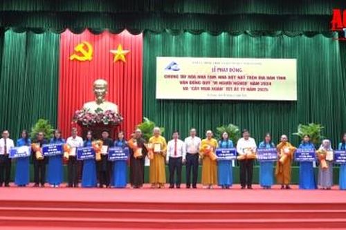 An Giang phát động chung tay xóa nhà tạm, nhà dột nát và chăm lo người nghèo