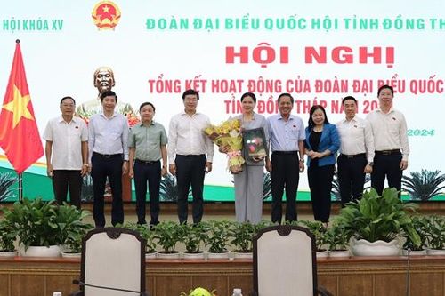 Tổng kết hoạt động của Đoàn đại biểu Quốc hội tỉnh Đồng Tháp năm 2024