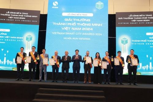 Vinh danh 19 đơn vị đạt Giải thưởng Thành phố thông minh Việt Nam 2024