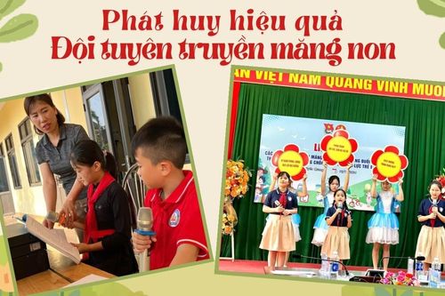 Phát huy hiệu quả đội tuyên truyền măng non