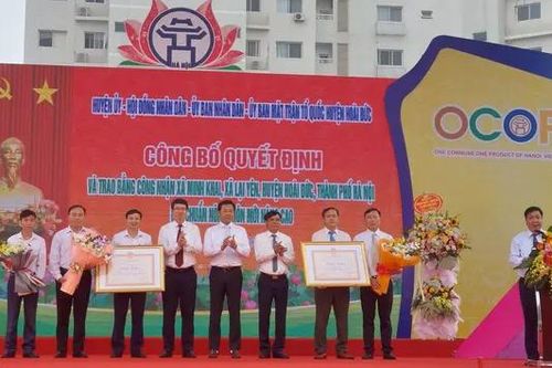 Hoài Đức về đích huyện nông thôn mới nâng cao