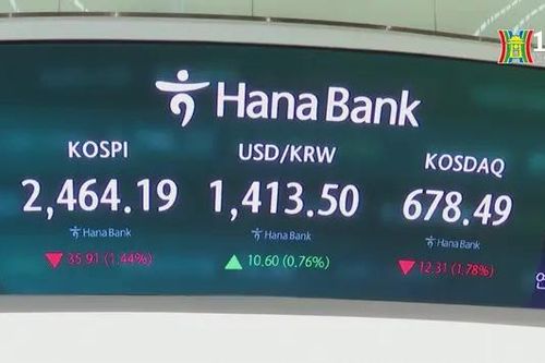 Chứng khoán Hàn Quốc giảm điểm