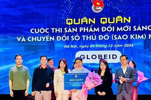 GlobeID giành giải Nhất với ứng dụng định danh cá nhân trên thế giới ảo, chống lừa đảo