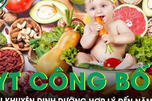 Bộ Y tế công bố 10 lời khuyên dinh dưỡng hợp lý hướng tới sức khỏe cộng đồng bền vững
