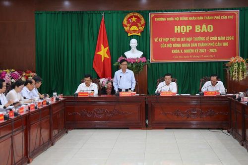 Cần Thơ: dự kiến thông qua nhiều vấn đề quan trọng tại kỳ họp thứ 18