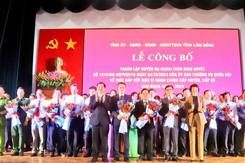 Lâm Đồng: thành lập huyện Đạ Huoai trên cơ sở sáp nhập 3 huyện