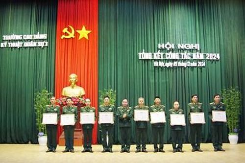 Trường Cao đẳng Kỹ thuật Quân sự 1 hoàn thành toàn diện các mặt công tác