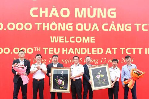 Cảng Tân cảng – Cái Mép Thị Vải đón TEU thứ 1 triệu vượt kế hoạch 106 ngày
